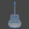 guitar-文体生活-其它-工业CAD模型-3D城