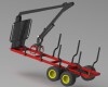 forest-trailer-with-crane-工业设备-机器设备-工业CAD模型-3D城