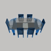 dining-table-建筑-室内-工业CAD模型-3D城