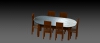 dining-table-建筑-室内-工业CAD模型-3D城