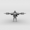 海贼王Franky-角色人体-角色-VR/AR模型-3D城