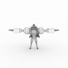 海贼王Franky-角色人体-角色-VR/AR模型-3D城