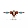 海贼王Franky-角色人体-角色-VR/AR模型-3D城