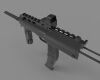 mp7-军事-武器-工业CAD模型-3D城