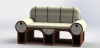 Craftsman Couch-建筑-家具-工业CAD模型-3D城