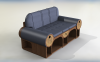 Craftsman Couch-建筑-家具-工业CAD模型-3D城