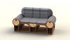 Craftsman Couch-建筑-家具-工业CAD模型-3D城