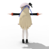 美少女-角色人体-角色-VR/AR模型-3D城
