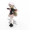 美少女-角色人体-角色-VR/AR模型-3D城