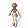 21787 天空战记帅气女主-角色人体-角色-VR/AR模型-3D城