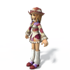 21787 天空战记帅气女主-角色人体-角色-VR/AR模型-3D城