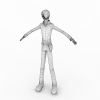 香吉士-角色人体-角色-VR/AR模型-3D城