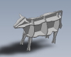 cow-动植物-哺乳动物-VR/AR模型-3D城