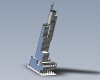 The skyscraper-建筑-室外建筑-工业CAD模型-3D城