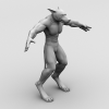 狼人-角色人体-角色-VR/AR模型-3D城