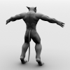 狼人-角色人体-角色-VR/AR模型-3D城