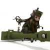 女孩和一帮小兵-角色人体-角色-VR/AR模型-3D城