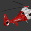 Eurocopter AS 365 US-飞机-直升机-VR/AR模型-3D城
