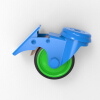 furniture wheel-建筑-家具-工业CAD模型-3D城