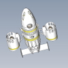 Alien Space Cruiser-科技-航天卫星-工业CAD模型-3D城