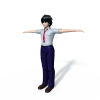 男角色-角色人体-角色-VR/AR模型-3D城