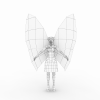 蝶妖-角色人体-角色-VR/AR模型-3D城