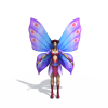 蝶妖-角色人体-角色-VR/AR模型-3D城