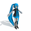 小女孩-角色人体-角色-VR/AR模型-3D城