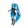 小女孩-角色人体-角色-VR/AR模型-3D城