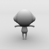 21290 卡通眼睛男库鲁鲁-角色人体-角色-VR/AR模型-3D城