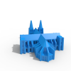教堂-艺术-3D打印模型-3D城