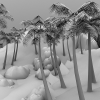 夏威夷-动植物-植物-VR/AR模型-3D城