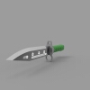 usmc-bayonet-军事-武器-工业CAD模型-3D城