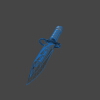 usmc-bayonet-军事-武器-工业CAD模型-3D城
