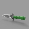 usmc-bayonet-军事-武器-工业CAD模型-3D城