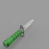 usmc-bayonet-军事-武器-工业CAD模型-3D城