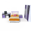 卧室-建筑-卧室-VR/AR模型-3D城