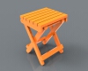 folding-chair-建筑-家具-工业CAD模型-3D城