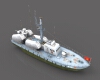 老式导弹艇-船舶-军事船舶-VR/AR模型-3D城