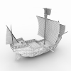 帆船-船舶-其它-VR/AR模型-3D城