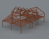 The wooden house-建筑-室外建筑-工业CAD模型-3D城