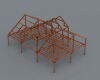 The wooden house-建筑-室外建筑-工业CAD模型-3D城
