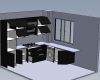 kitchen-cabinet-fireplace-hood-washing-machine-建筑-厨房-工业CAD模型-3D城