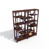 中式博古架-家居-柜子-VR/AR模型-3D城