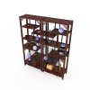 中式博古架-家居-柜子-VR/AR模型-3D城