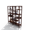 中式博古架-家居-柜子-VR/AR模型-3D城