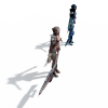 拿镭射枪的尼姑-角色人体-角色-VR/AR模型-3D城