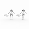 拿镭射枪的尼姑-角色人体-角色-VR/AR模型-3D城