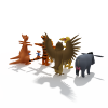 winnie&Friends-角色人体-角色-VR/AR模型-3D城