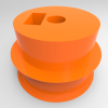 Filament Pulley for Rostock-小工具-3D打印模型-3D城